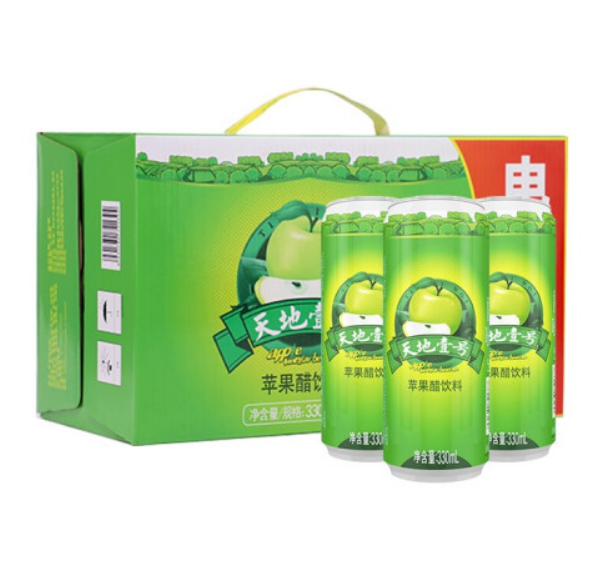  天地壹號 蘋果醋飲料330ml