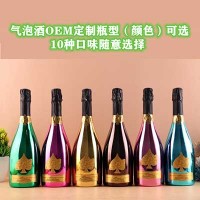 貼牌定制氣泡酒瓶型跟顏色隨意選擇提供洋酒利口酒果酒蘇打酒定制