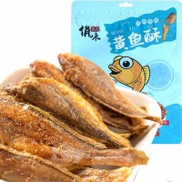 黃魚酥 香酥小黃魚海鮮干貨休閑零食袋裝80克