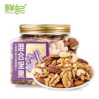 鮮記 混合堅(jiān)果250g/罐 開心果碧根果腰果核桃仁休閑零食