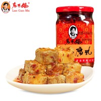 老干媽紅油腐乳260g瓶裝 油腐乳辣椒醬拌飯拌面調(diào)味醬