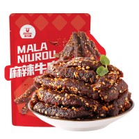 科爾沁 麻辣牛肉干52g休閑零食